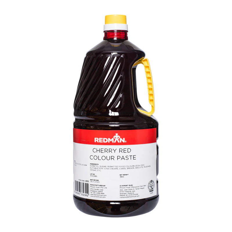 CHERRY RED COLOUR PASTE 3KG (#405) - Image 2