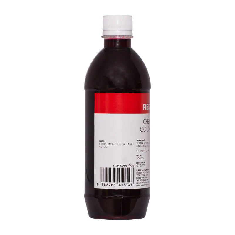CHERRY RED COLOUR LIQUID 500ML (#408) - Image 5
