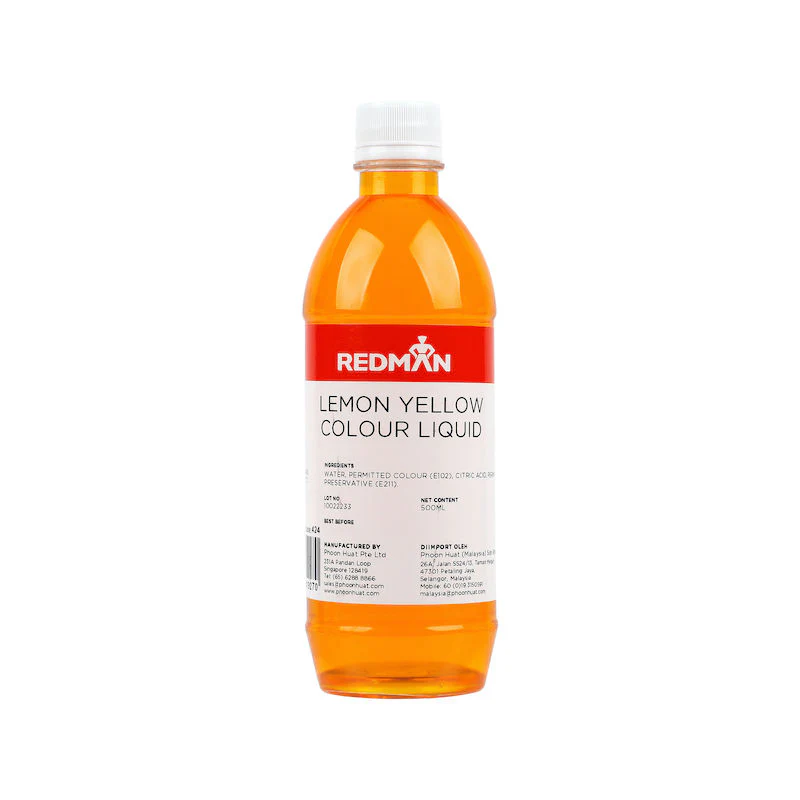 LEMON YELLOW COLOUR LIQUID 500ML (#424) - Image 2