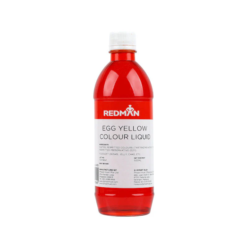 EGG YELLOW COLOUR LIQUID 500ML (#425) - Image 2