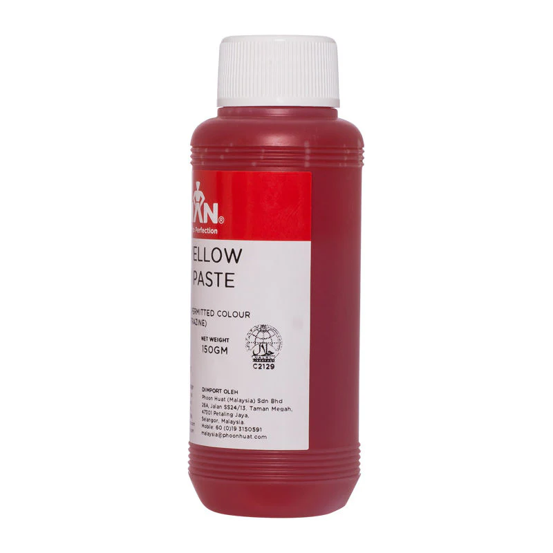 LEMON YELLOW COLOUR PASTE 150G (#427) - Image 6