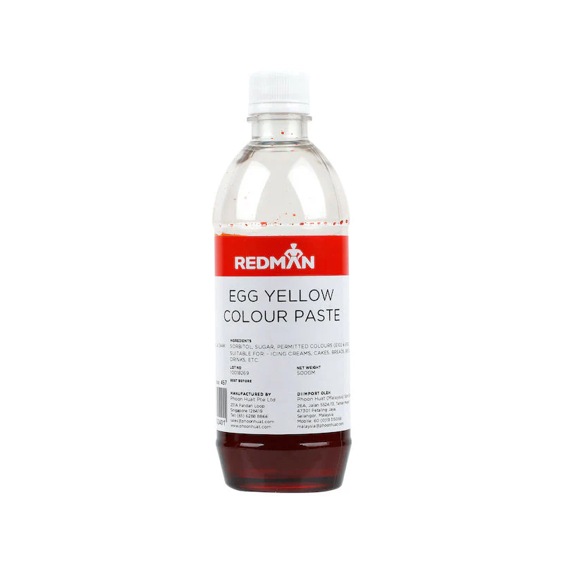 EGG YELLOW COLOUR PASTE 500G (#457)
