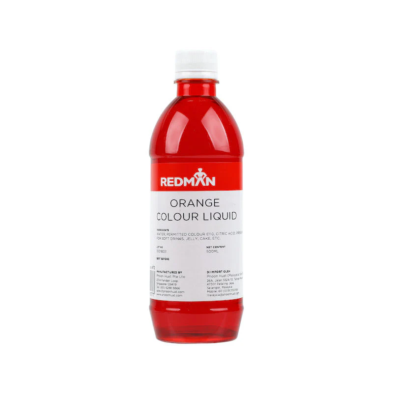 ORANGE COLOUR LIQUID 500ML (#472) - Image 2