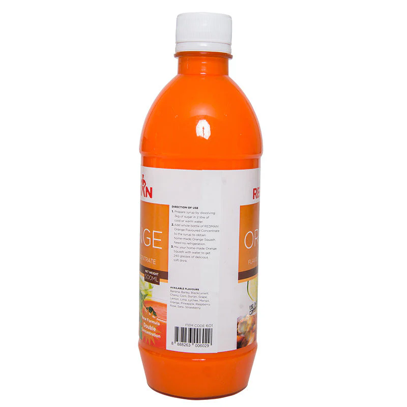 ORANGE FLAVOURED CONCENTRATE 500ML (#601) - Image 4