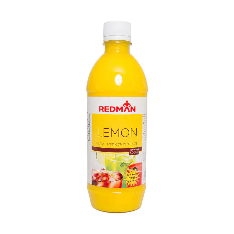 LEMON FLAVOURED CONCENTRATE 500ML (#619) - Image 2