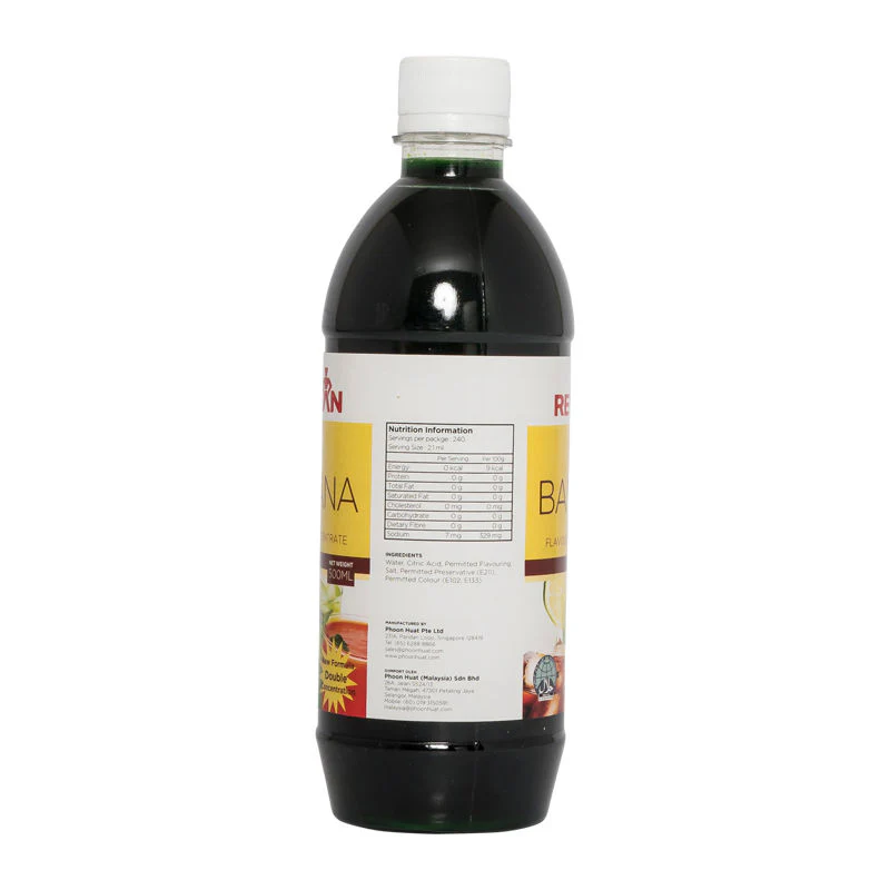 BANANA FLAVOURED CONCENTRATE 500ML (#628) - Image 3