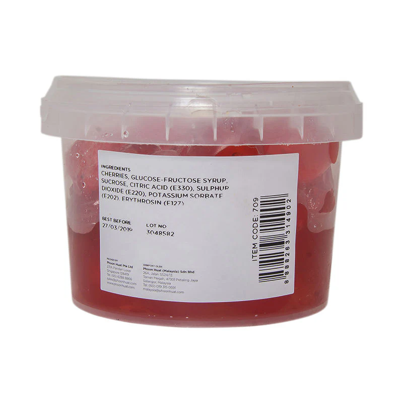 WHOLE RED GLACED CHERRY 250G (#709) - Image 3