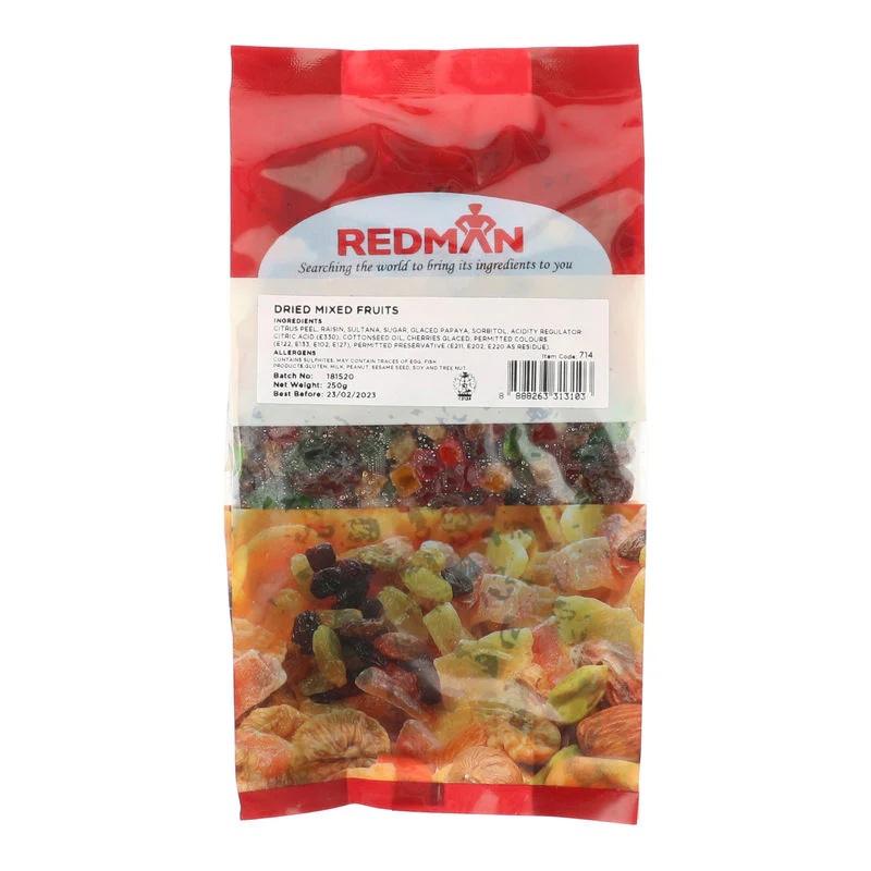 DRIED MIXED FRUITS 250G (#714) - Image 2