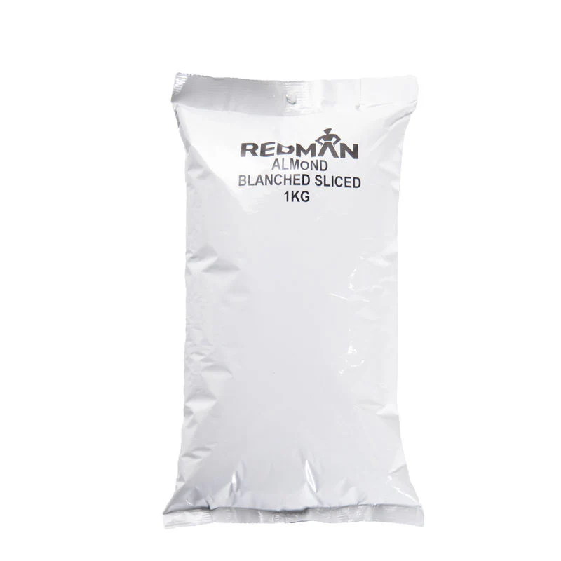 BLANCHED ALMOND SLICED 1KG (#972)
