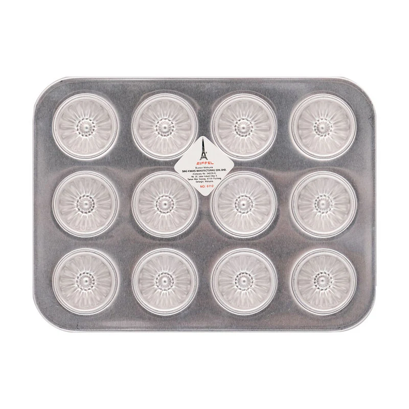 aluminium rectangular kueh bulu mould ã˜4cm 23cmx17cmxh3cm 12 cavities (#1057) - Image 3