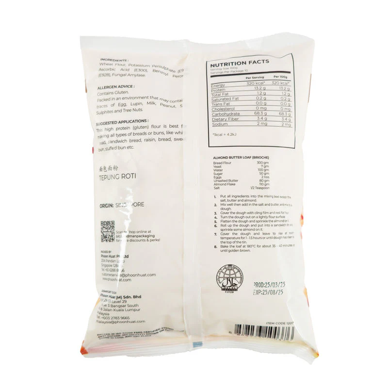 BREAD FLOUR 1KG (#1207) - Image 3