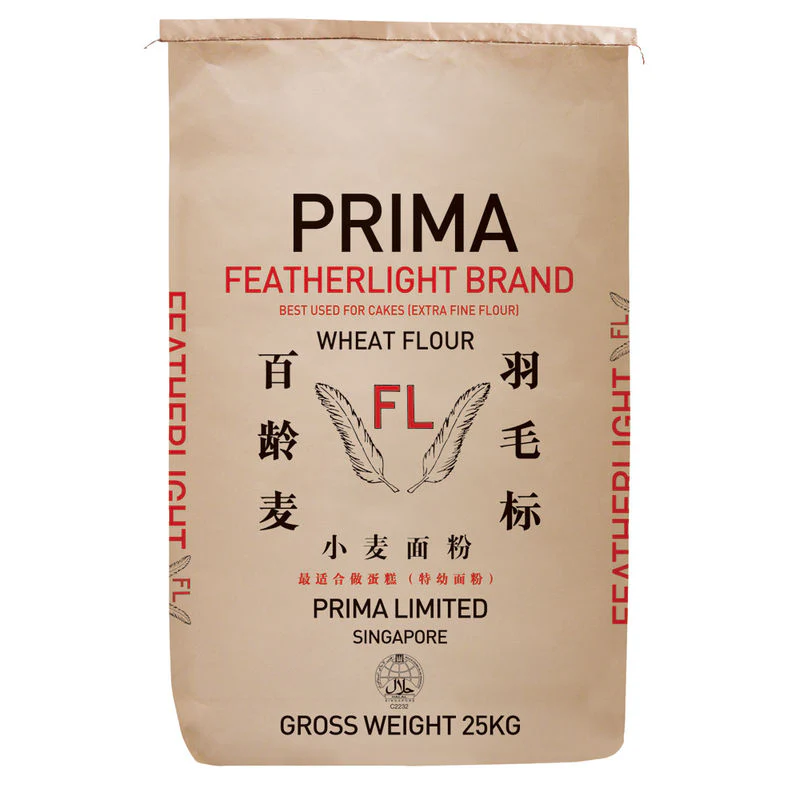 featherlight wheat flour for cake(top flour) 25kg (#1245) - Image 2