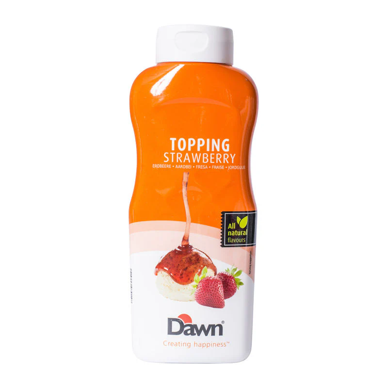 strawberry topping sauce 1kg (#1932)