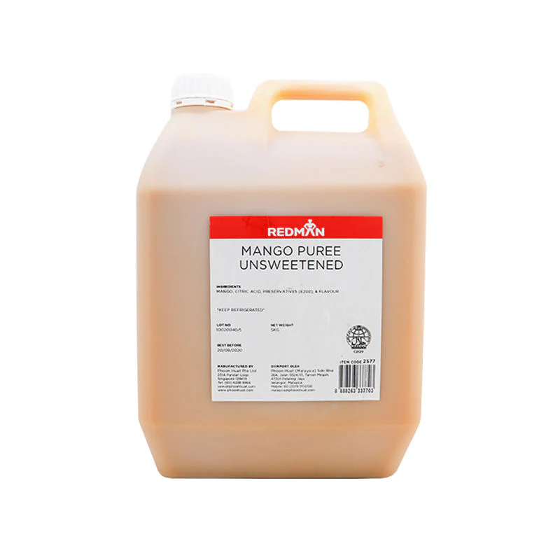 MANGO PUREE UNSWEETENED 5KG (#2577) - Image 2