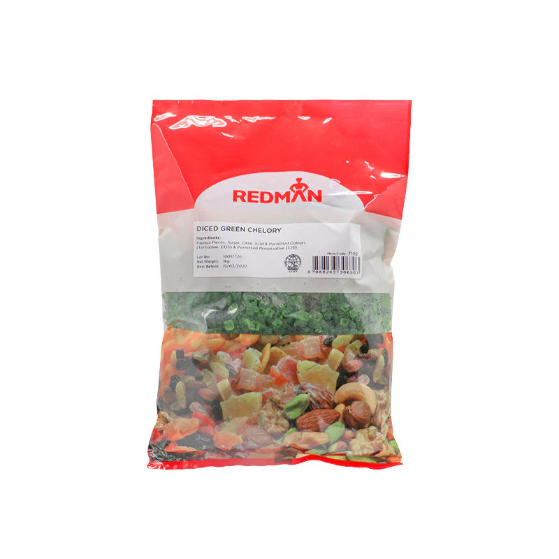 DICED GREEN CHELORY 1KG (#7102) - Image 2