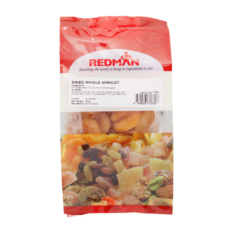 DRIED WHOLE APRICOT 250G (#7125) - Image 2