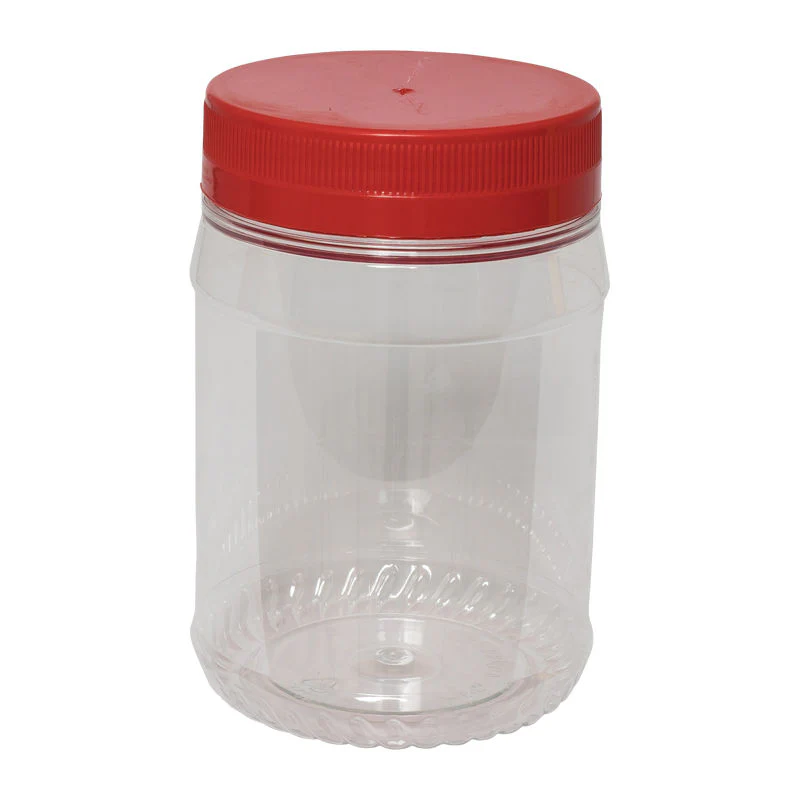 round pet bottle red cap 1.2l 4021 (#8094)