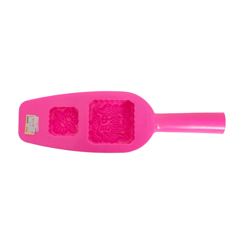 mooncake plastic mould square 2cav (#8310)