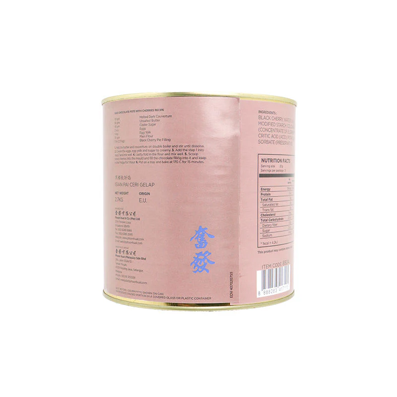 black cherry pie filling 2.7kg (#8924) - Image 4