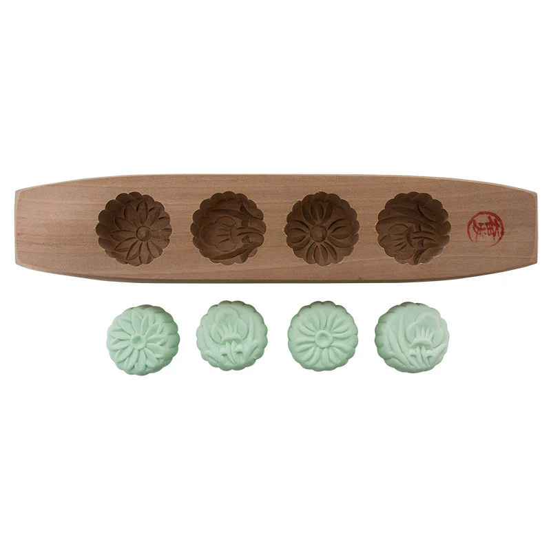 mooncake mould round floral (#9095) - Image 6