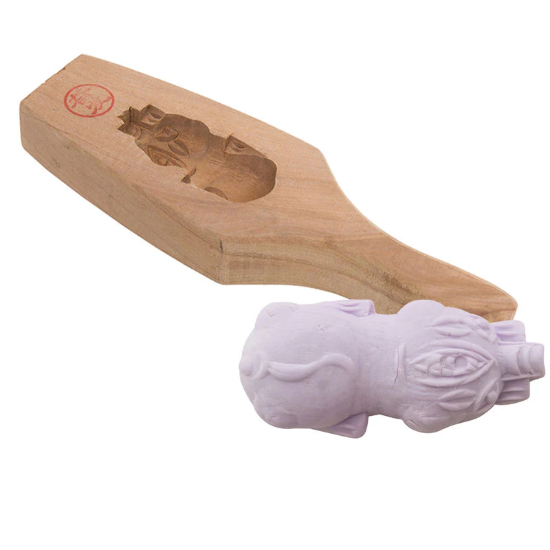 mooncake mould wooden(piglet) (#9101)