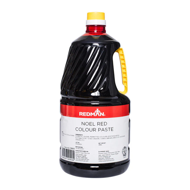 NOEL RED COLOUR PASTE 3KG (#10923) - Image 2