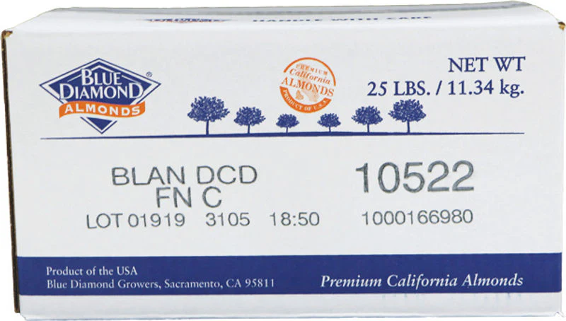 BLANCHED GROUND ALMOND 25LBS (#12134)