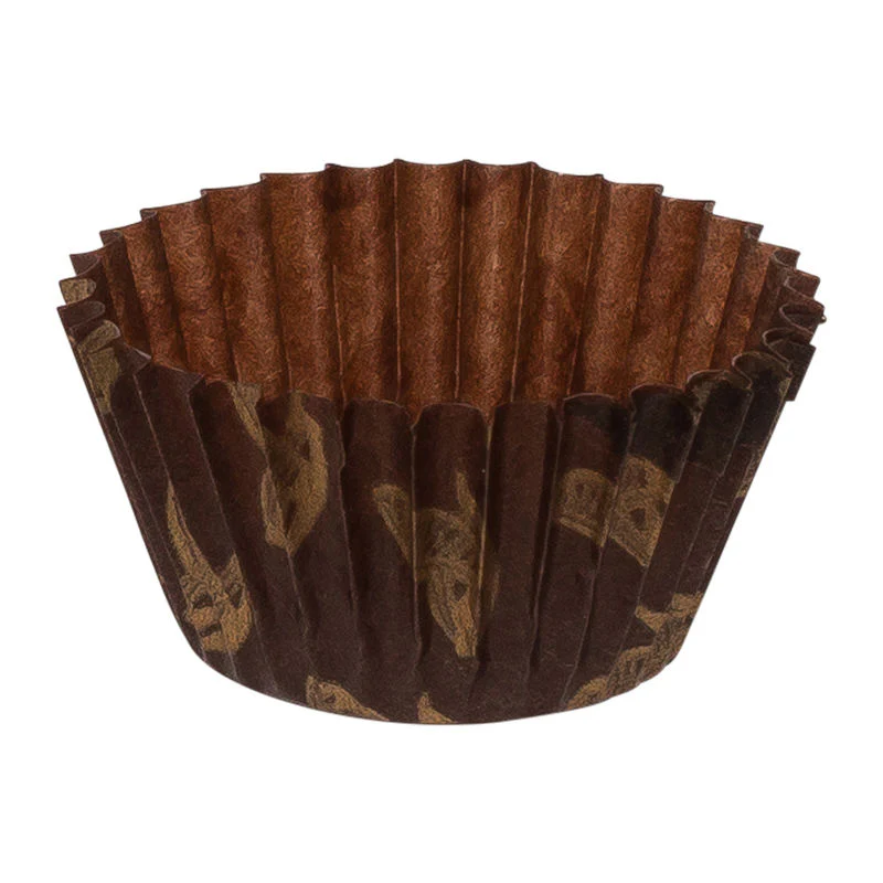 baking case 60mm black/gold 500pcs (#14710)
