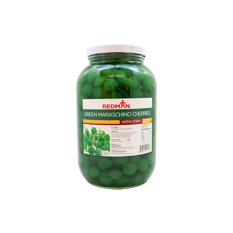 MARASCHINO CHERRY- GREEN 1GAL (#15117) - Image 2