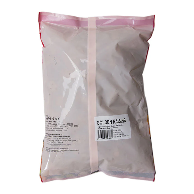 DRIED GOLDEN RAISINS 1KG (#50131) - Image 4