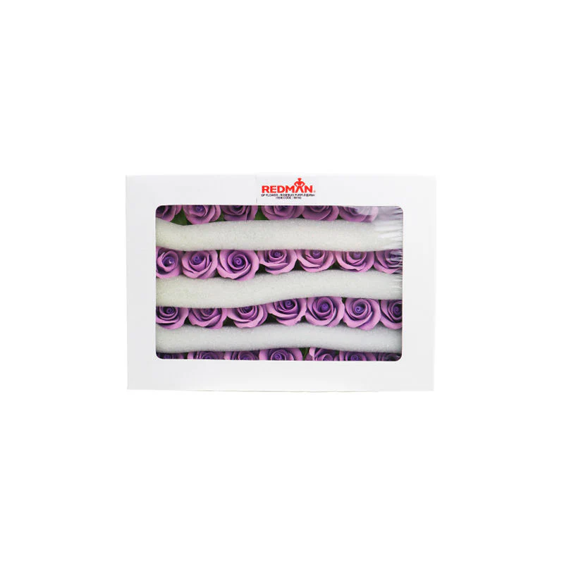 gumpaste flower- purple mkkd 28pcs 4x4cm (#50192) - Image 3