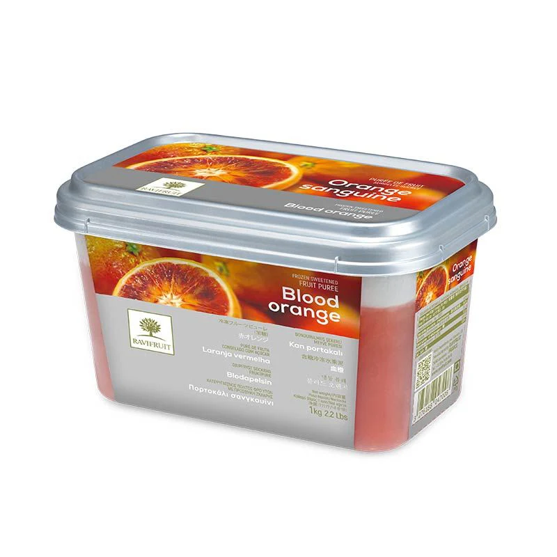 frozen orange blood puree 1kg (#50479)