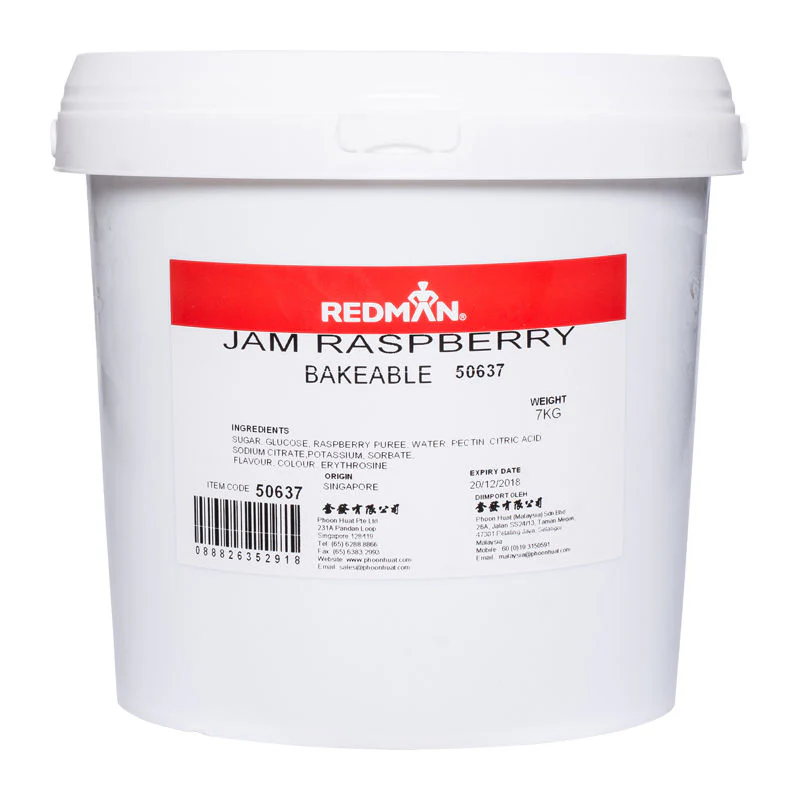 raspberry bakeable jam 7kg (#50637)