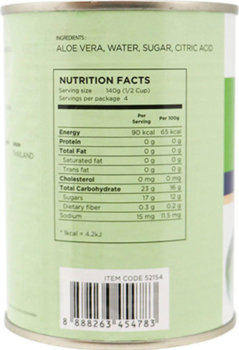 ALOE VERA CUBES IN SYRUP 565G (#52154) - Image 4