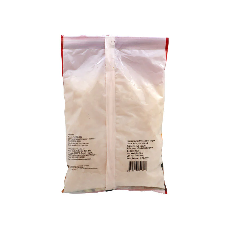 DRIED PINEAPPLE DICED 1KG (#52205) - Image 3