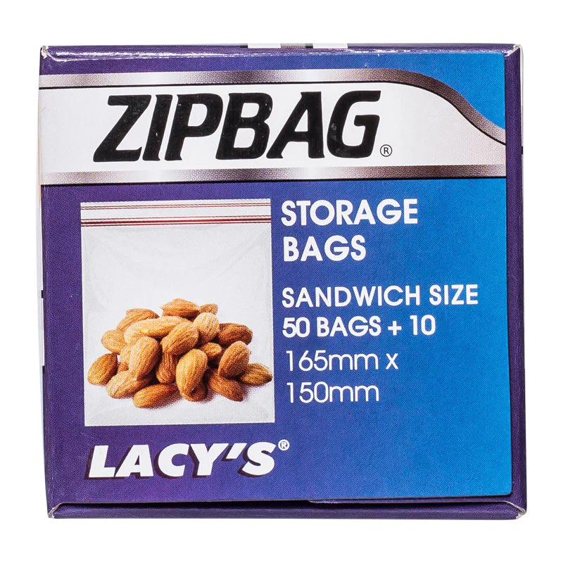 sandwich zipbag 165mmx150mm (boxx50pc + 10pc free) (#52389) - Image 3
