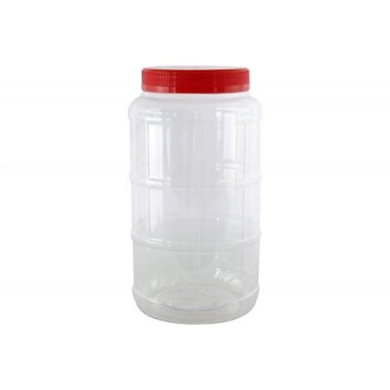 round pet bottle red cap with handle 3.6l 4060 (#52660) - Image 2