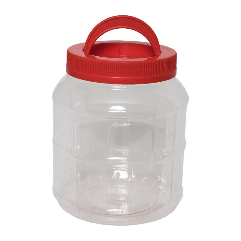round pet bottle red cap with handle 2l 4054 (#52661)