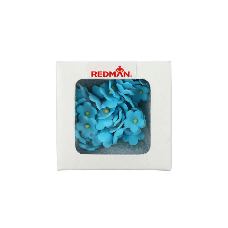 daisy button blue 12g (approx. 100pc) 1x1cm (#52783)