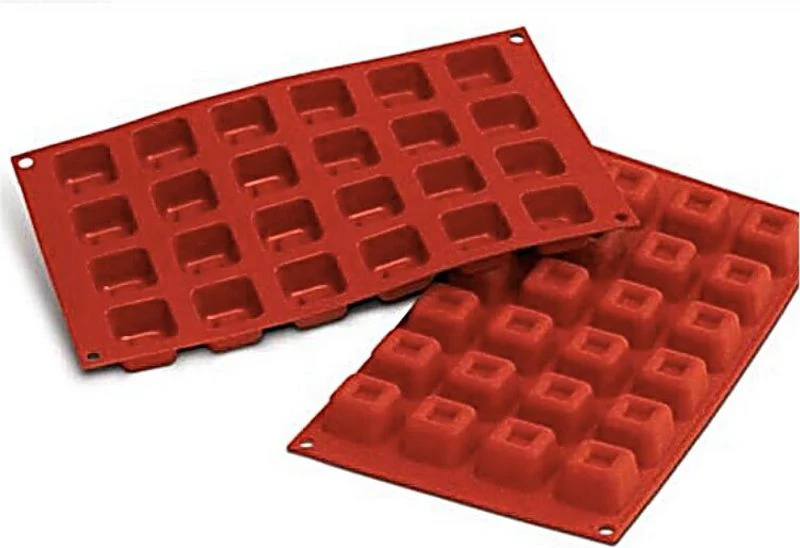 SILICON MOULD SF080 SMALL SQUARE SAVARIN (#52936) - Image 2