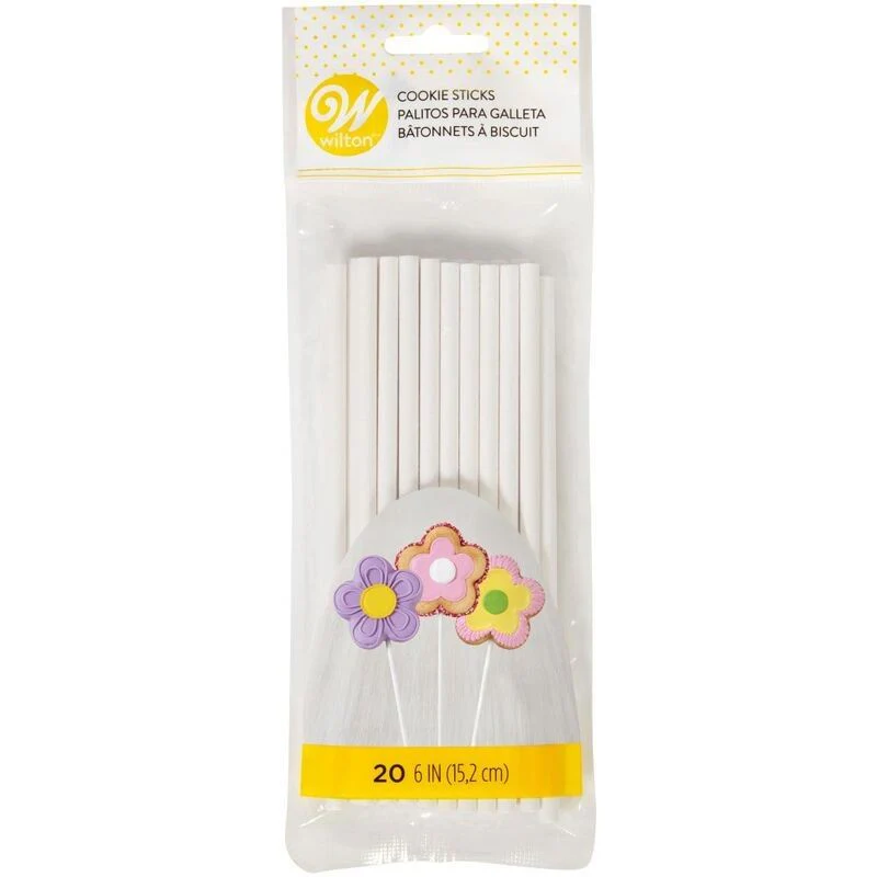 lollipop stick paper 6" 1912-9319 20pc (#53019)