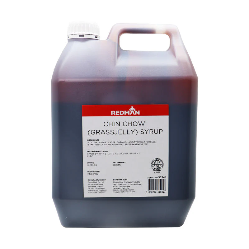chin chow (grassjelly) syrup 5kg (#53349) - Image 2