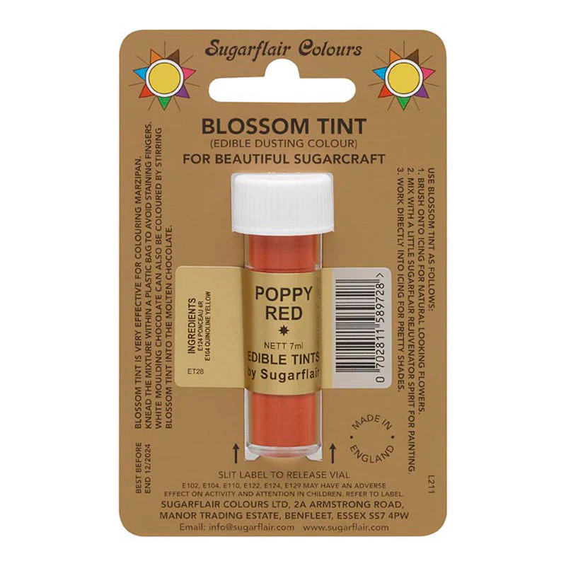 tint color dusting powder - poppy red d115 7ml (#53820) - Image 2