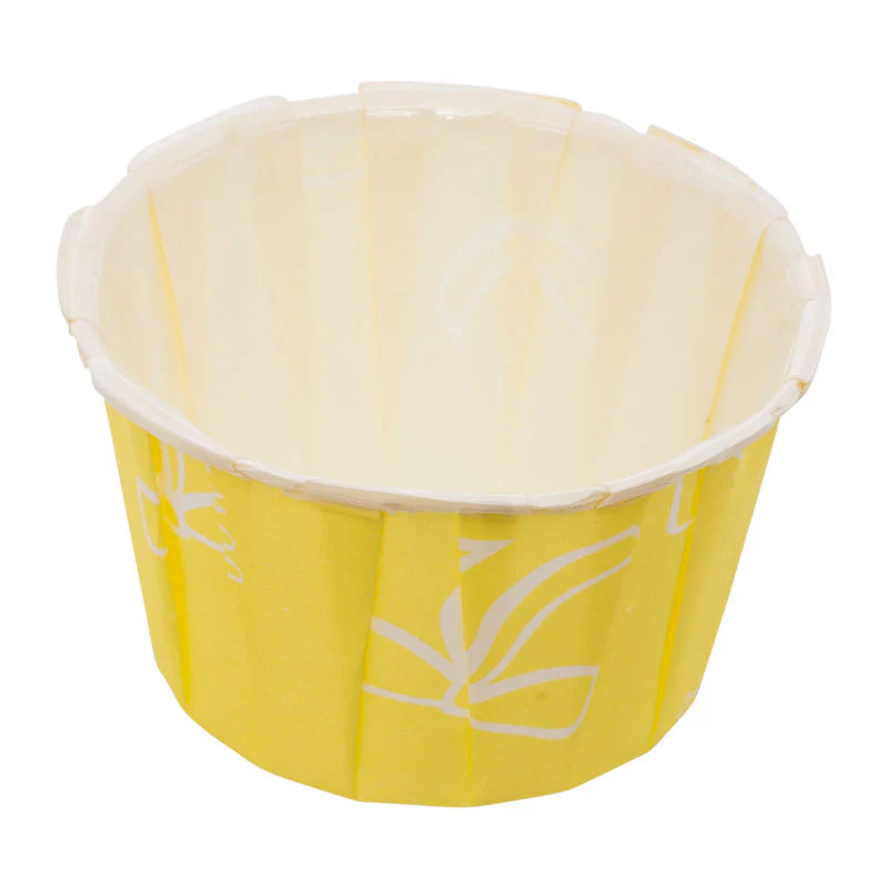 souffle baking case yellow/ribbon 38x28mm 100pcs (#53926) - Image 2