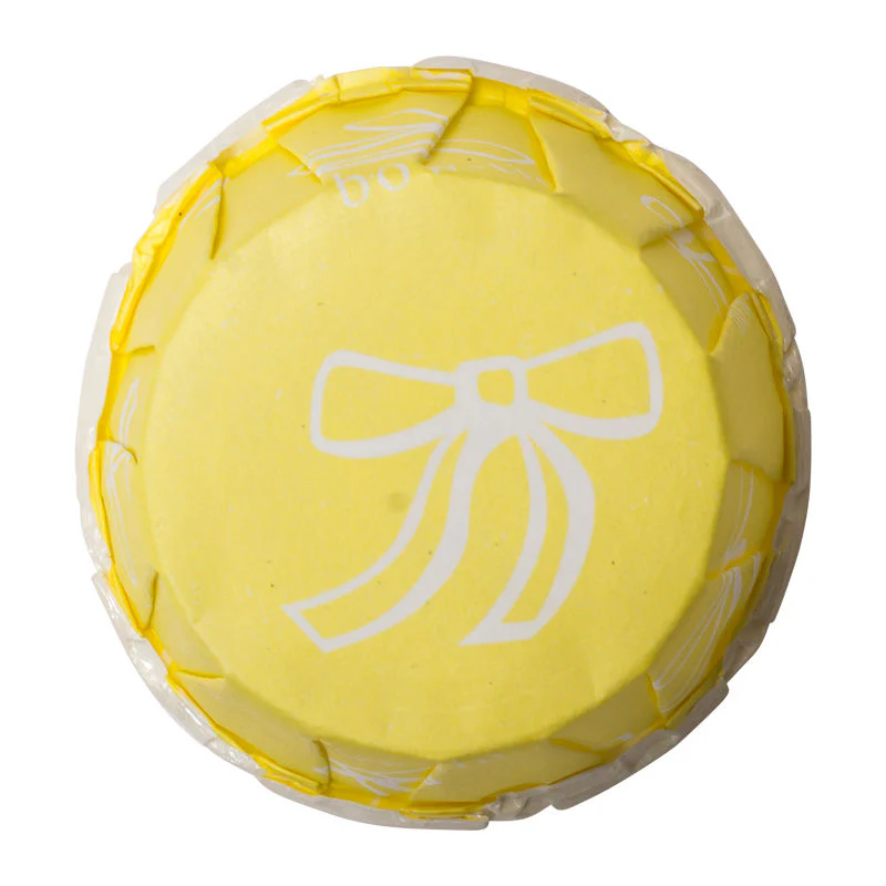souffle baking case yellow/ribbon 38x28mm 100pcs (#53926) - Image 4