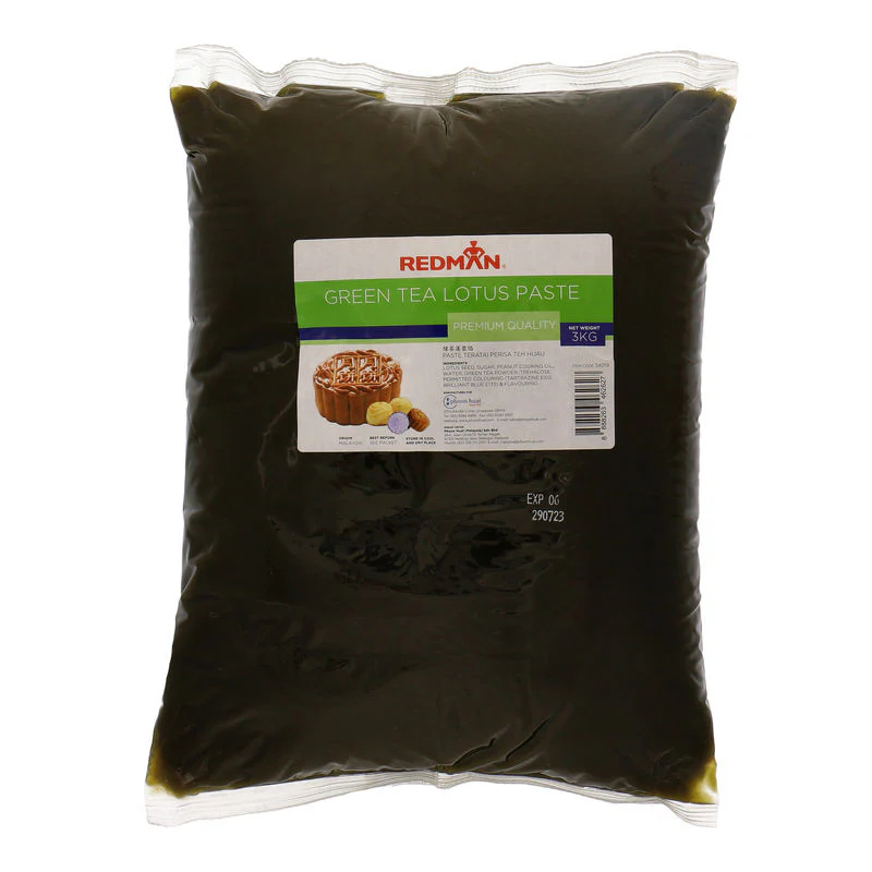 MOONCAKE PASTE GREEN TEA LOTUS 3KG (#54019) - Image 2