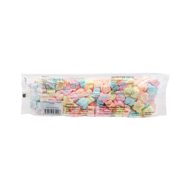 marshmallow flower pink/white 17-19mm (#54167) - Image 4