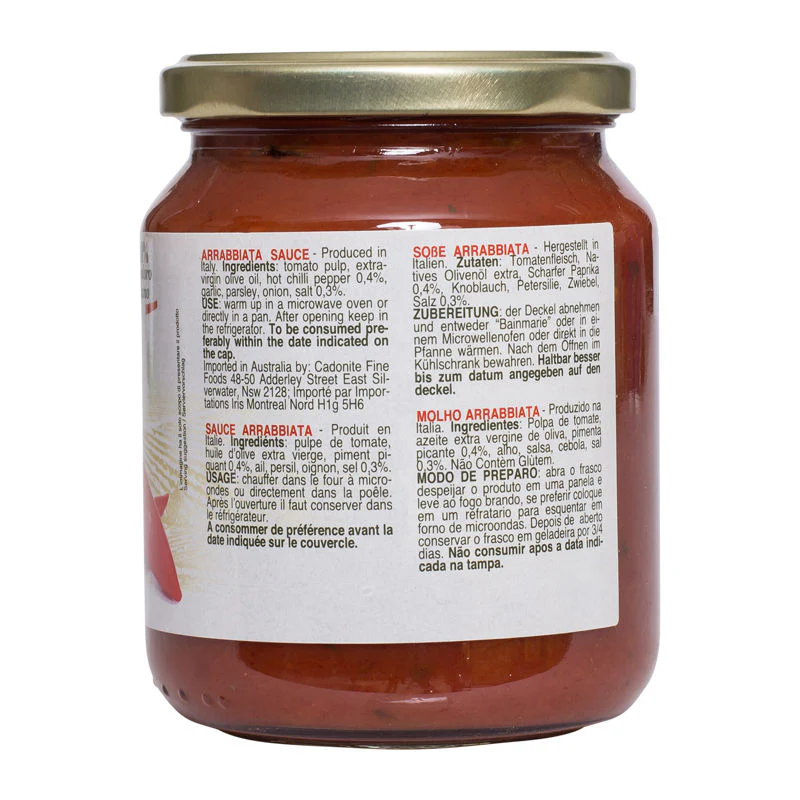 pasta sauce arrabbiata 370g (#54210) - Image 6