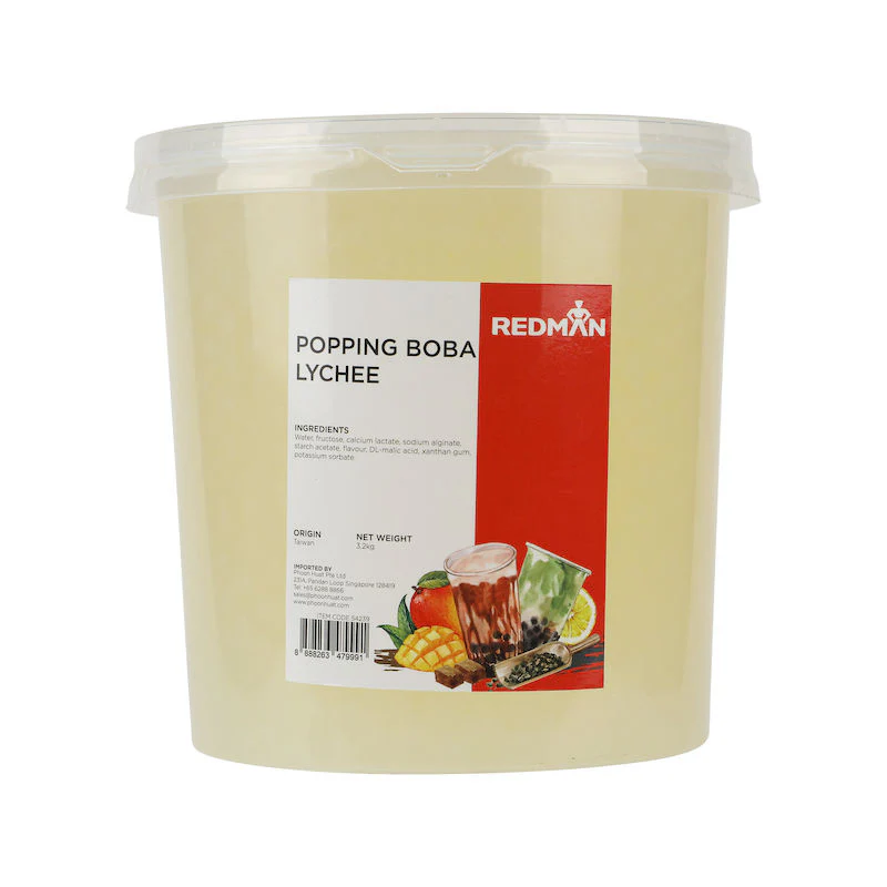 POPPING BOBA LYCHEE 3.2KG (#54239)