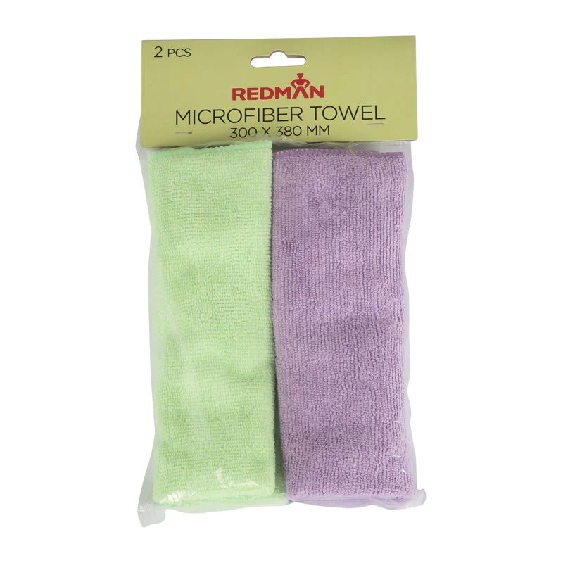 microfiber towel grn&lav set/2 (#54830) - Image 2